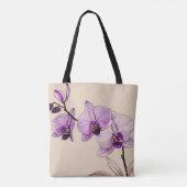 Tote Bag Orchidée botanique élégant (Dos)