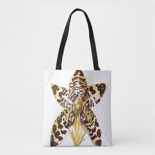 Tote Bag Orchidée d'Ansellia Africana (Devant)