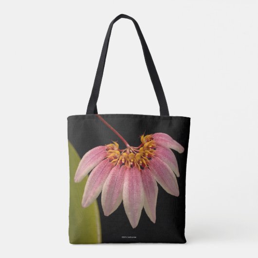 Tote Bag Orchidée rose tropicale (Dos)