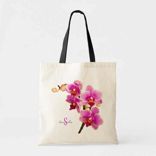 Tote Bag Orchidée violette (Devant)