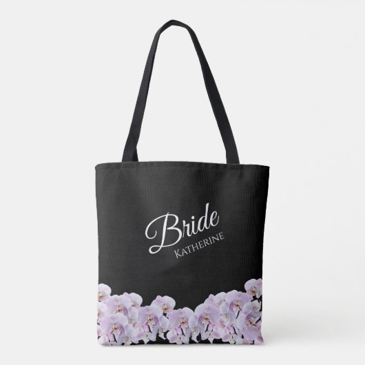 Tote Bag Orchidées Blanches mariages Embrace-Bride- (Dos)