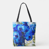 Tote Bag Orchidées bleues (Dos)