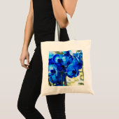 Tote Bag Orchidées bleues (Devant (produit))