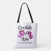 Tote Bag Orchidées d'Asie (Dos)
