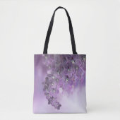 Tote Bag Orchidées de fleurs violettes (Devant)