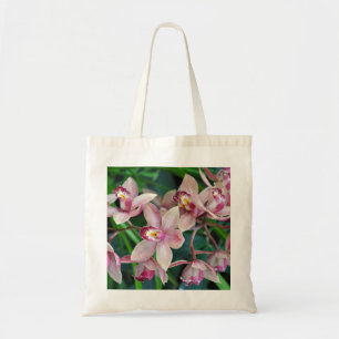 Tote Bag Orchidées de papillons roses