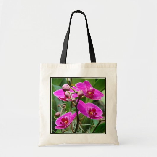 Tote Bag Orchidées de roses indien (Devant)
