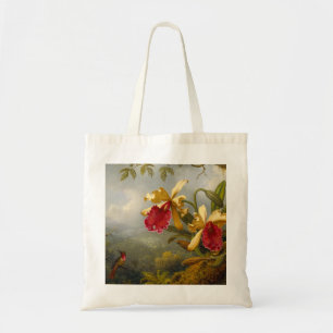 Tote Bag Orchidées et colibri Heade