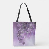 Tote Bag Orchidées Fleur Violette Pourpre en Fleurs (Dos)