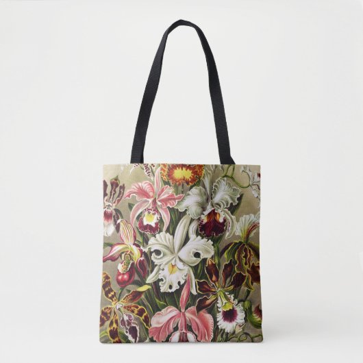Tote Bag Orchidées, Orchidée Denusblumen Ernst Haeckel (Devant)