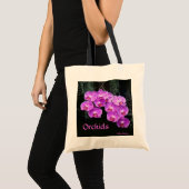 Tote Bag Orchidées Rosée-Embrassées (Devant (produit))