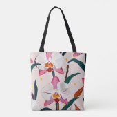 Tote Bag Orchidées roses (Dos)
