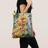 Tote Bag Orchidées Star Tropical (De près)