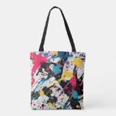 Tote Bag Oreillers à lancer motif Abstrait (Dos)
