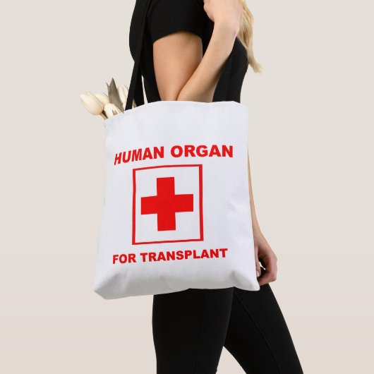 Tote Bag Organe humain de transplantation (De près)