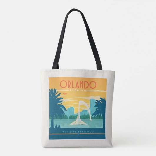 Tote Bag Orlando Floride (Dos)