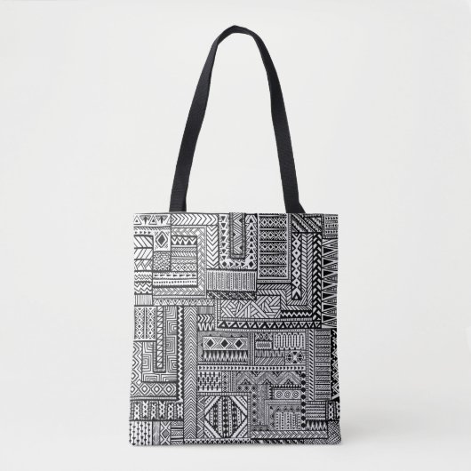 Tote Bag Ornement ethnique 2 (Devant)