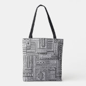 Tote Bag Ornement ethnique 2 (Dos)