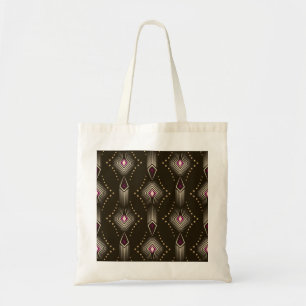 Tote Bag Ornement géométrique Art déco antique