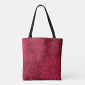 Tote Bag Ornement rouge (Dos)