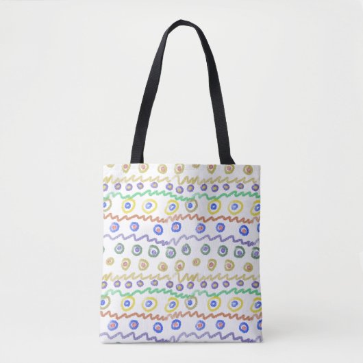 Tote Bag ornements de doodle (Devant)