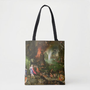 Tote Bag Orphée avec une harpe jouant à Pluton