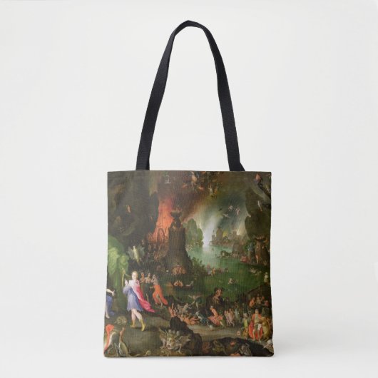 Tote Bag Orphée avec une harpe jouant à Pluton (Devant)
