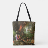 Tote Bag Orphée avec une harpe jouant à Pluton (Dos)