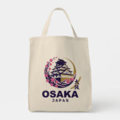Tote Bag Osaka Japan Cherry Blossoms (Dos)