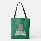 Tote Bag Oscar | Green & Grouchy ! (Dos)