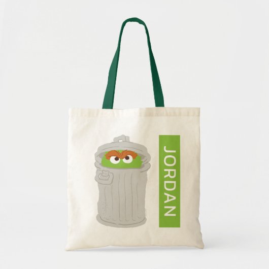 Tote Bag Oscar le Groupement et sa poubelle | Ajouter Votre (Devant)