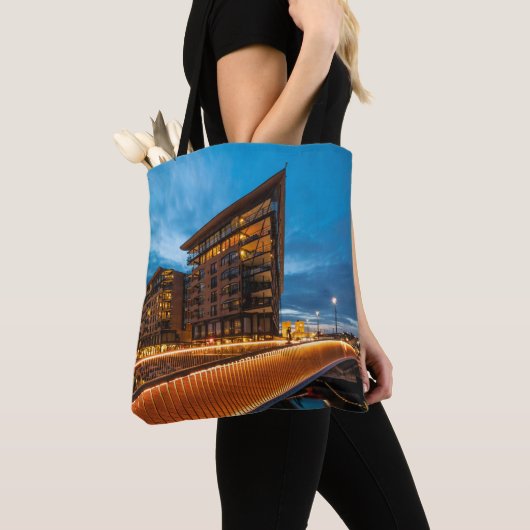Tote Bag Oslo la nuit, Norvège (De près)