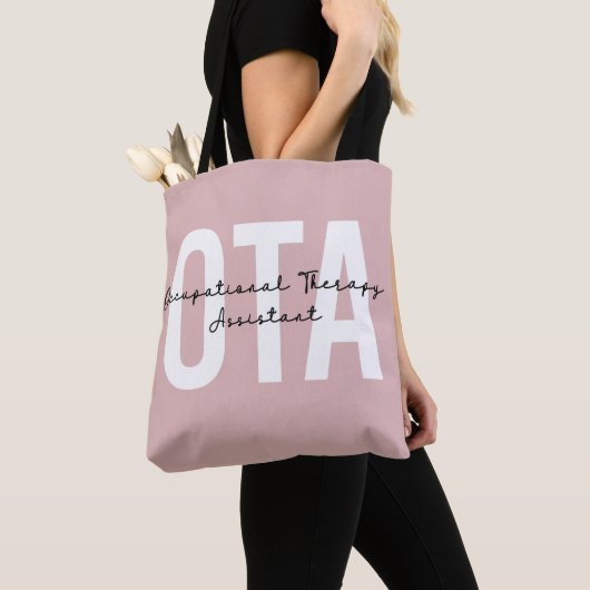 Tote Bag OTA Offres d'aide en ergothérapie (De près)