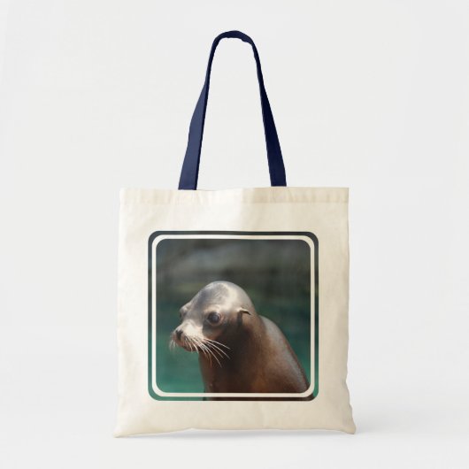 Tote Bag Otarie avec un visage mignon (Devant)