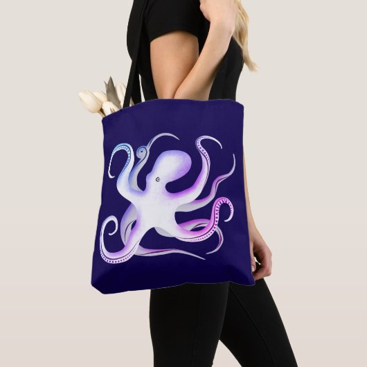 Tote Bag Otopus Silhouette (De près)