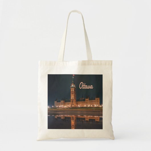 Tote Bag Ottawa Canada Colline du Parlement (Devant)