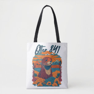 Tote Bag Otter 841 Otter My Way California Sea Otte