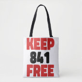 Tote Bag Otter 841 Surf 841Keep 841 Free California Otte (Devant)