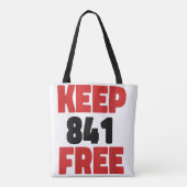 Tote Bag Otter 841 Surf 841Keep 841 Free California Otte (Dos)