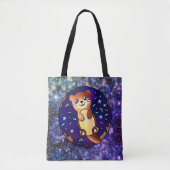 Tote Bag Otter bébé adorable dans la galaxie spatiale (Devant)