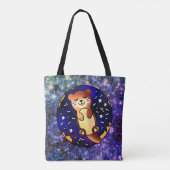 Tote Bag Otter bébé adorable dans la galaxie spatiale (Dos)