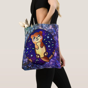 Tote Bag Otter bébé adorable dans la galaxie spatiale