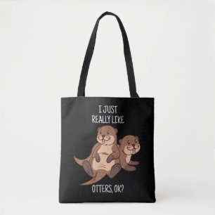 Tote Bag Otter Lover Cadeau de loutres de mer pour hommes O