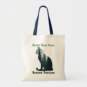 Tote Bag Où les chats se déplacent, la nature prospère l'ar