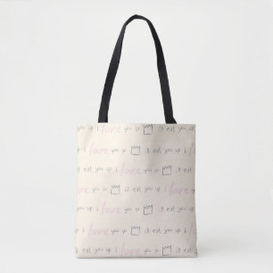 Tote Bag Où les choses sauvages citent le Motif