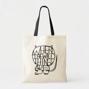 Tote Bag Où sont les choses sauvages Croquis par objet sa