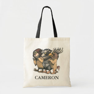 Tote Bag Où sont les monstres Ajoutez votre nom