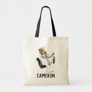 Tote Bag Où sont les monstres ? Max Ajoutez votre nom