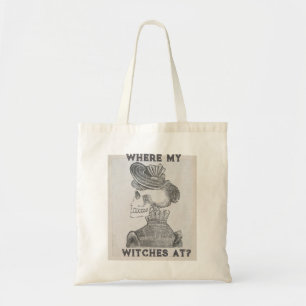 Tote Bag Où Sont Mes Sorcières ? Squelette