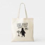 Tote Bag Ouais, je vais dans cette direction parce que vers (Dos)